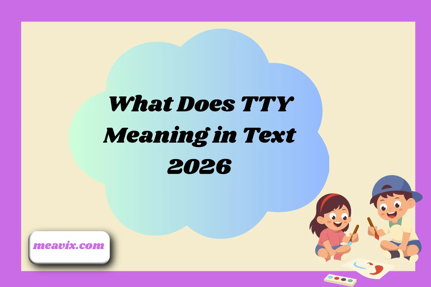 TTY Meaning in Text