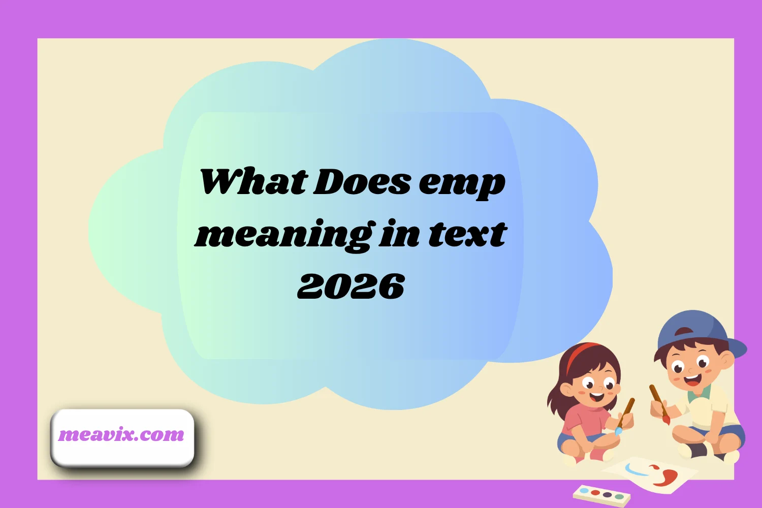 What Does emp meaning in text